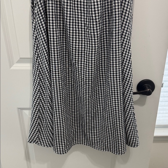 NWT! XS Petite LOFT Gingham, Seersucker Midi Dress - Picture 11 of 13